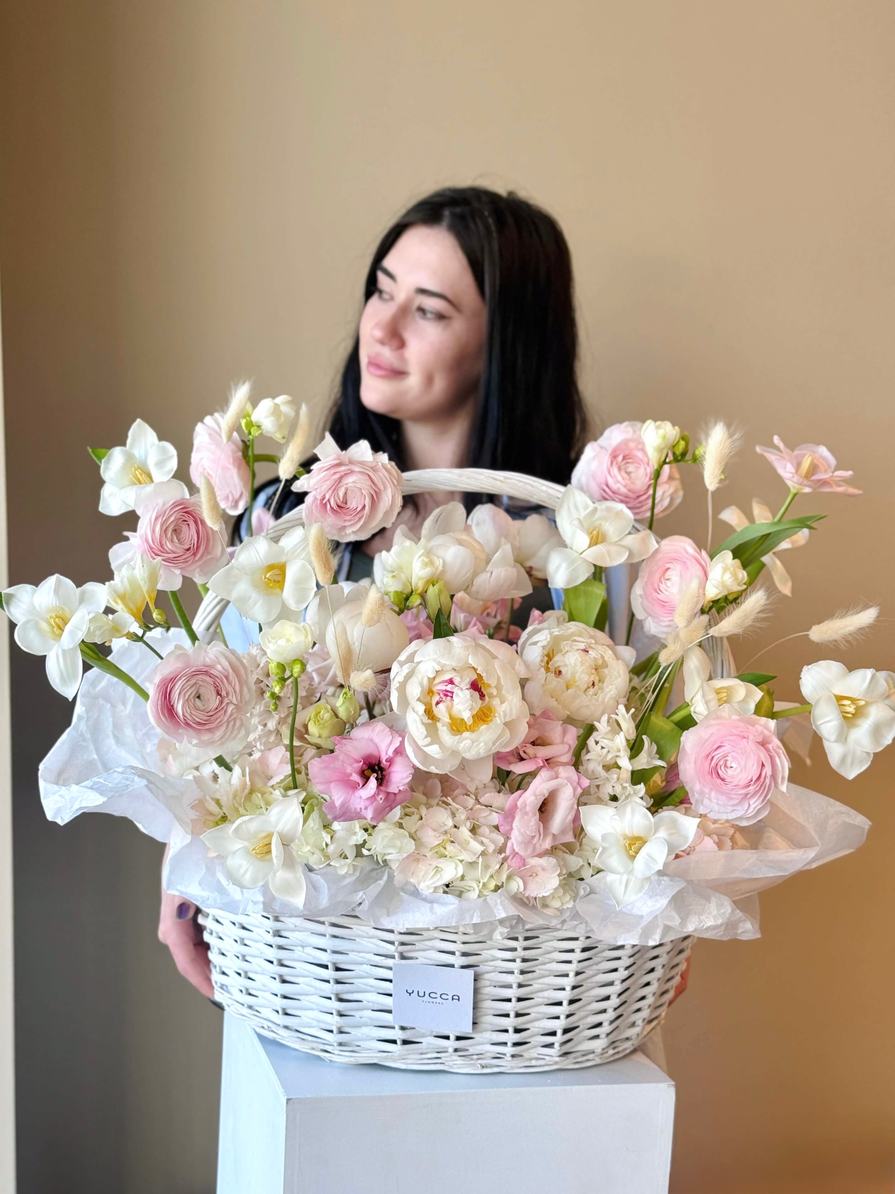 Heaven Blooms Basket - Floral arrangement