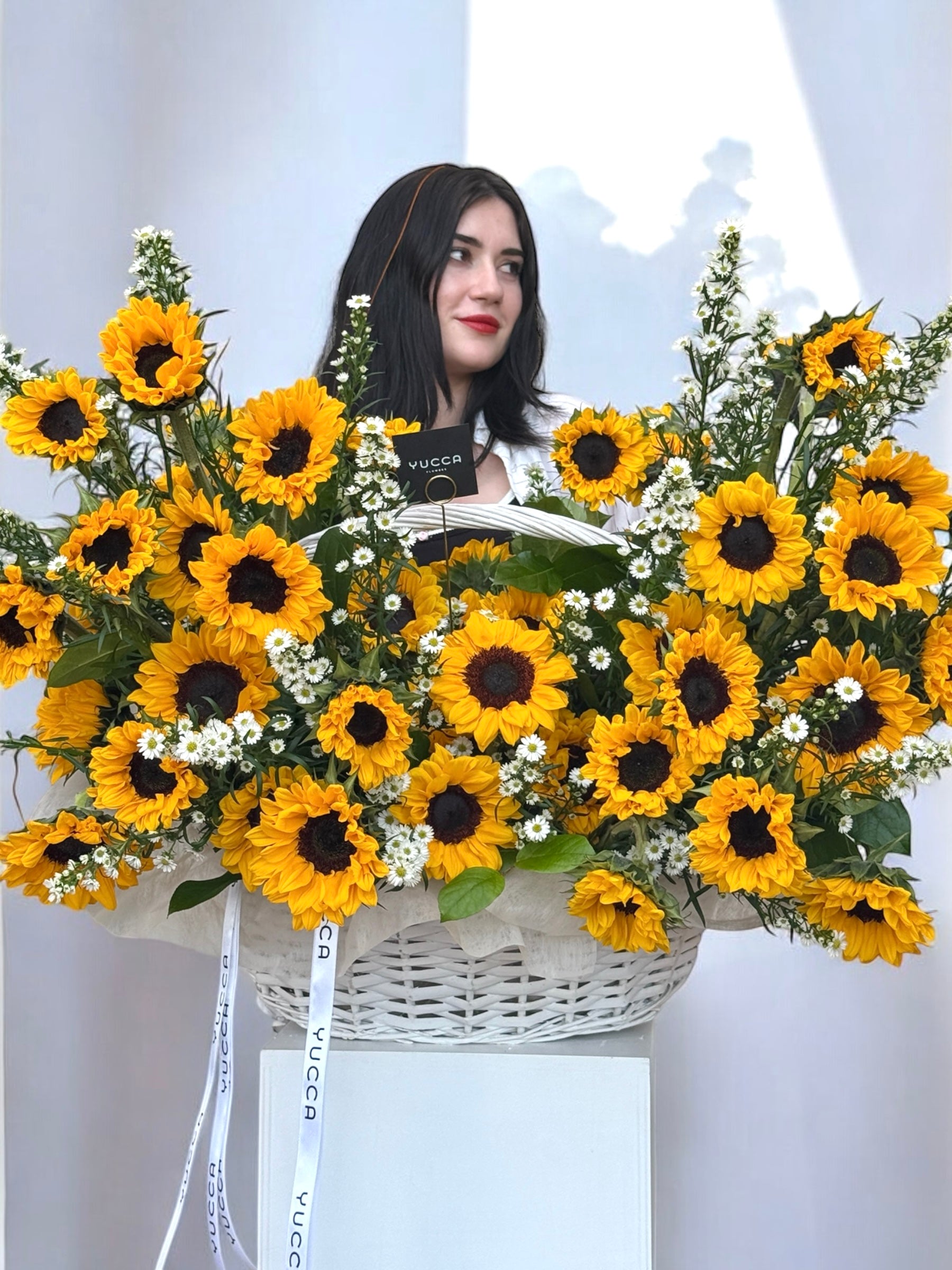 Sunflower Basket