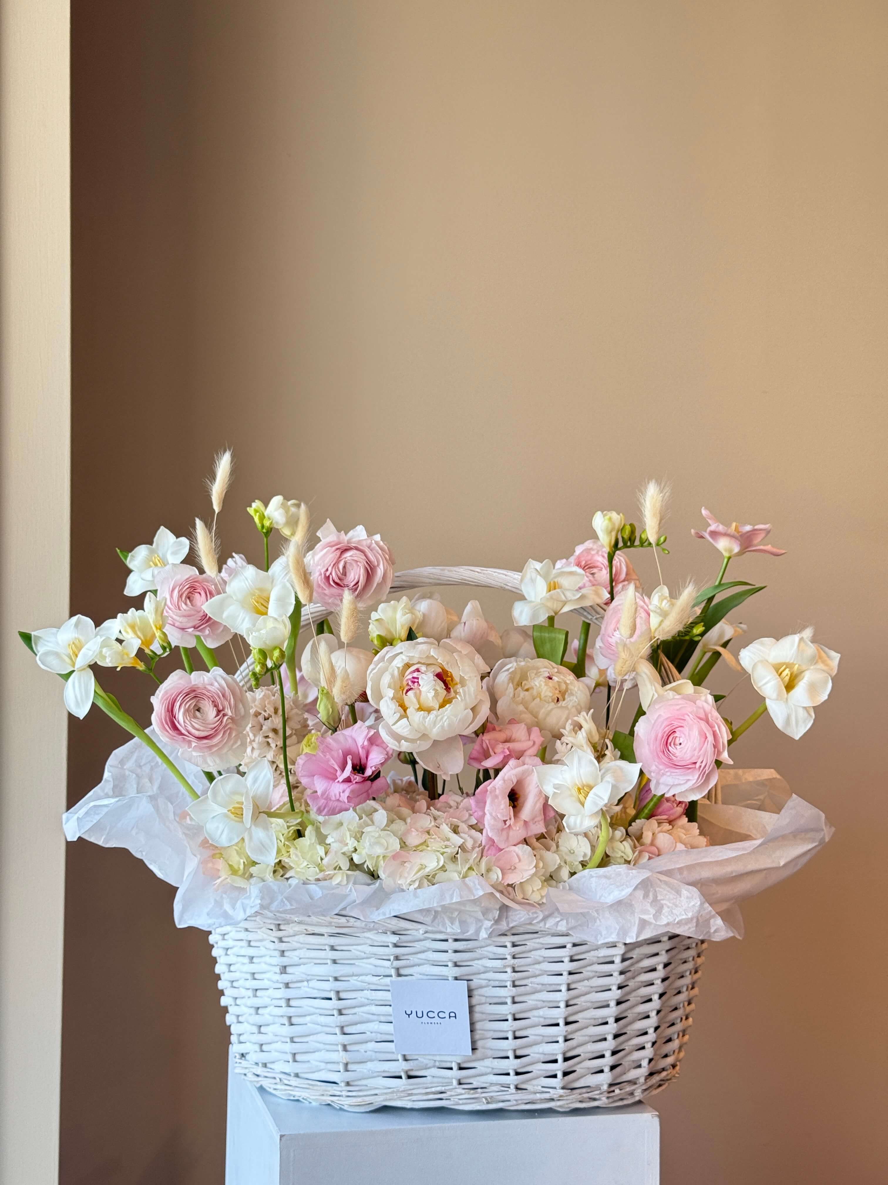 Heaven Blooms Basket - Floral arrangement