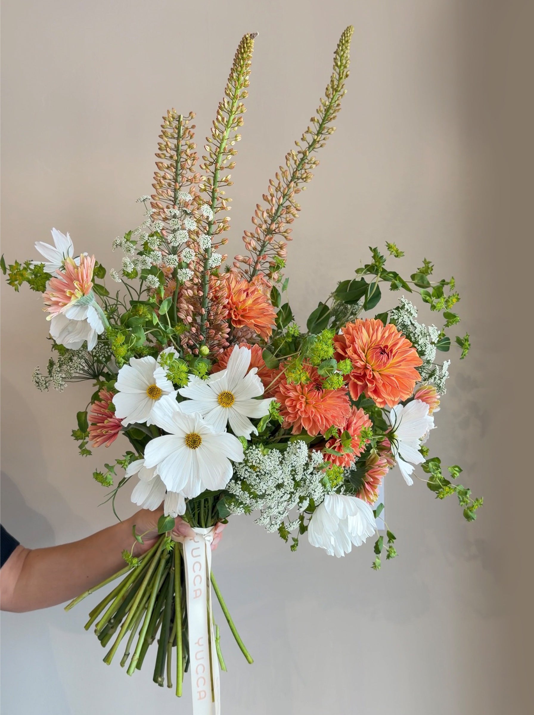 Meet Me In The Garden - Dutch Dahlias, Gerberas, Seasonal Garden greens
