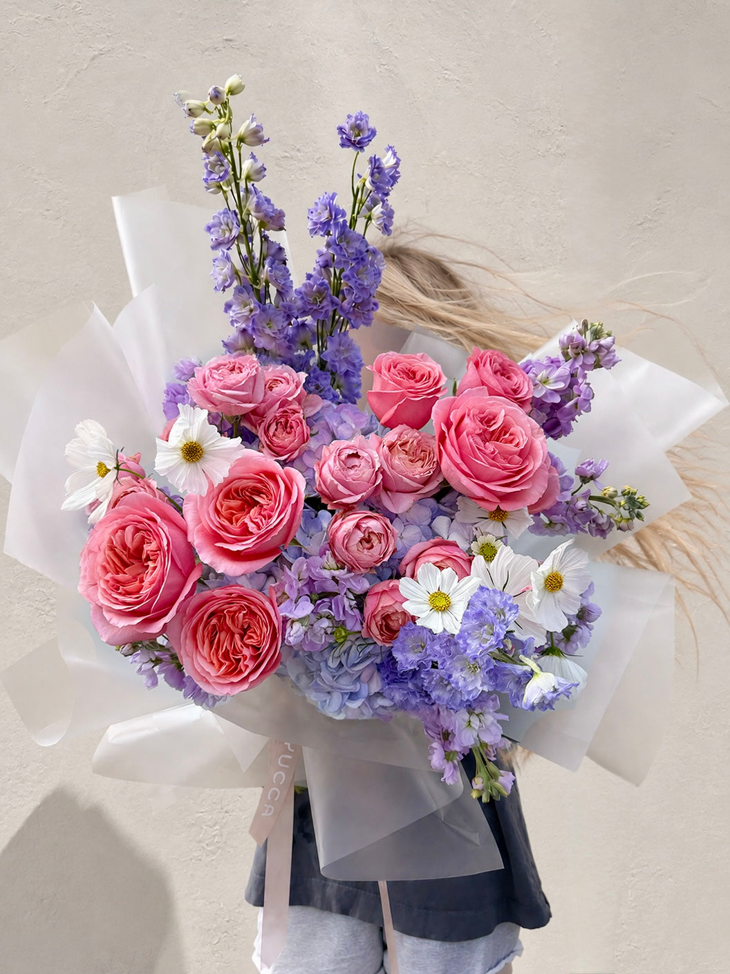 Stellar Dreams - Luxury Garden Roses, Delphinium, Hydrangeas