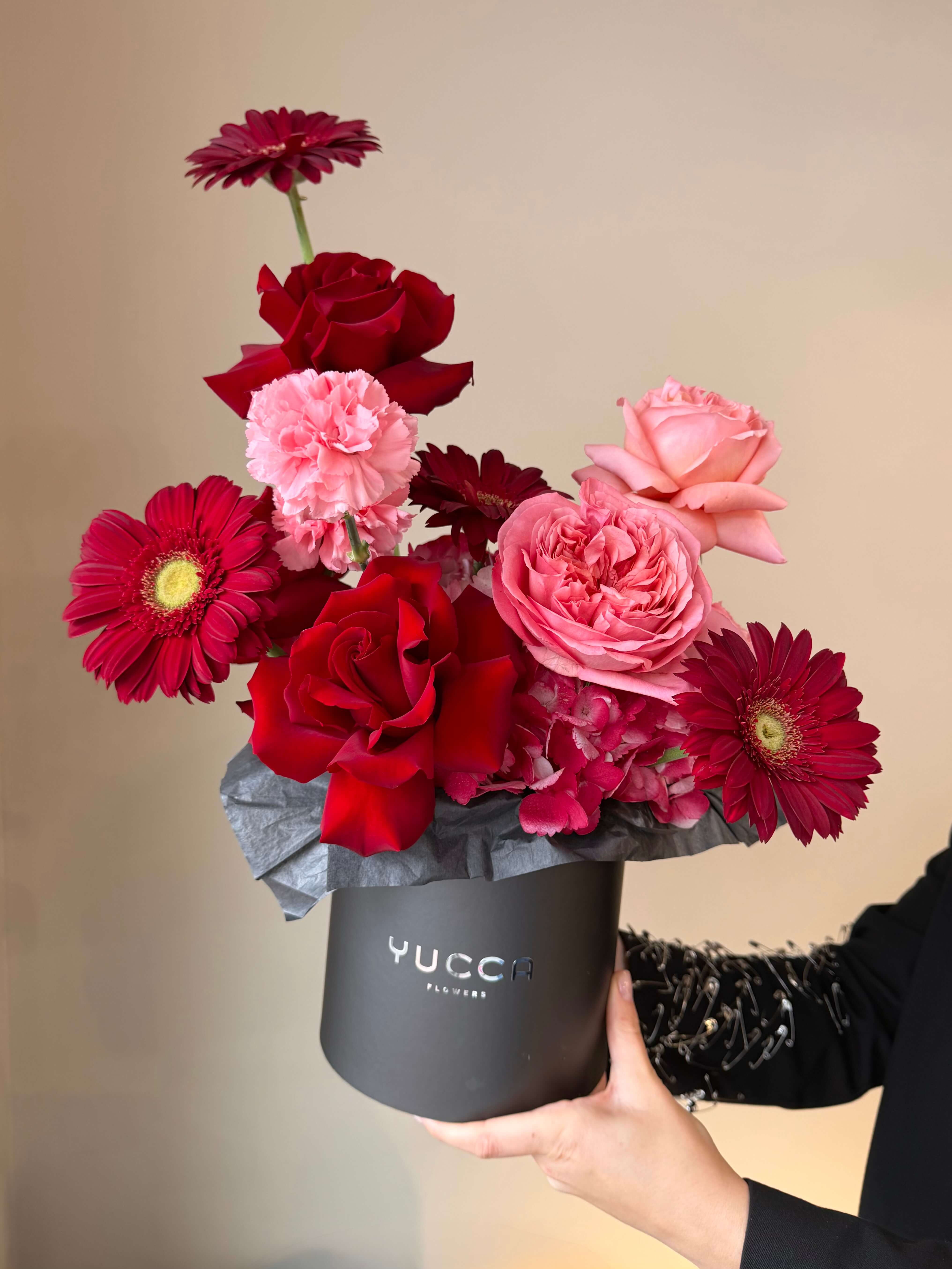 Cupid to my Heart - French Roses, gerberas, garden roses