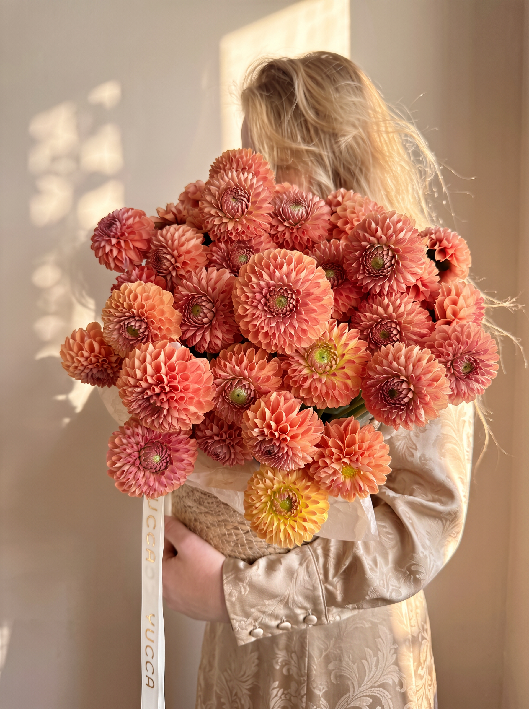 Golden Meadow - Basket of Dutch Dahlias - Limited Seasonal Edition