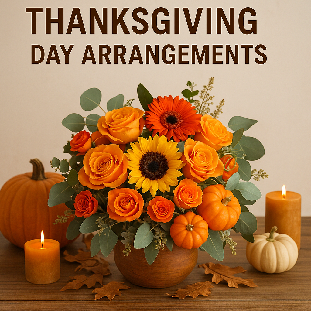 Thanksgiving Day Arrangements That Bring Warmth, Color, and Celebration to Your Home