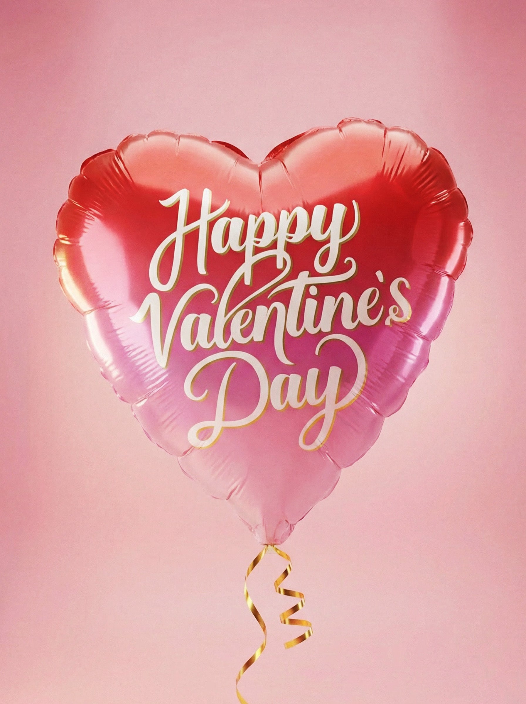 Happy Valentine's Day - Heart Foil Balloon