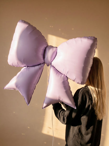 XL Bow Balloon - Lilac Lavender