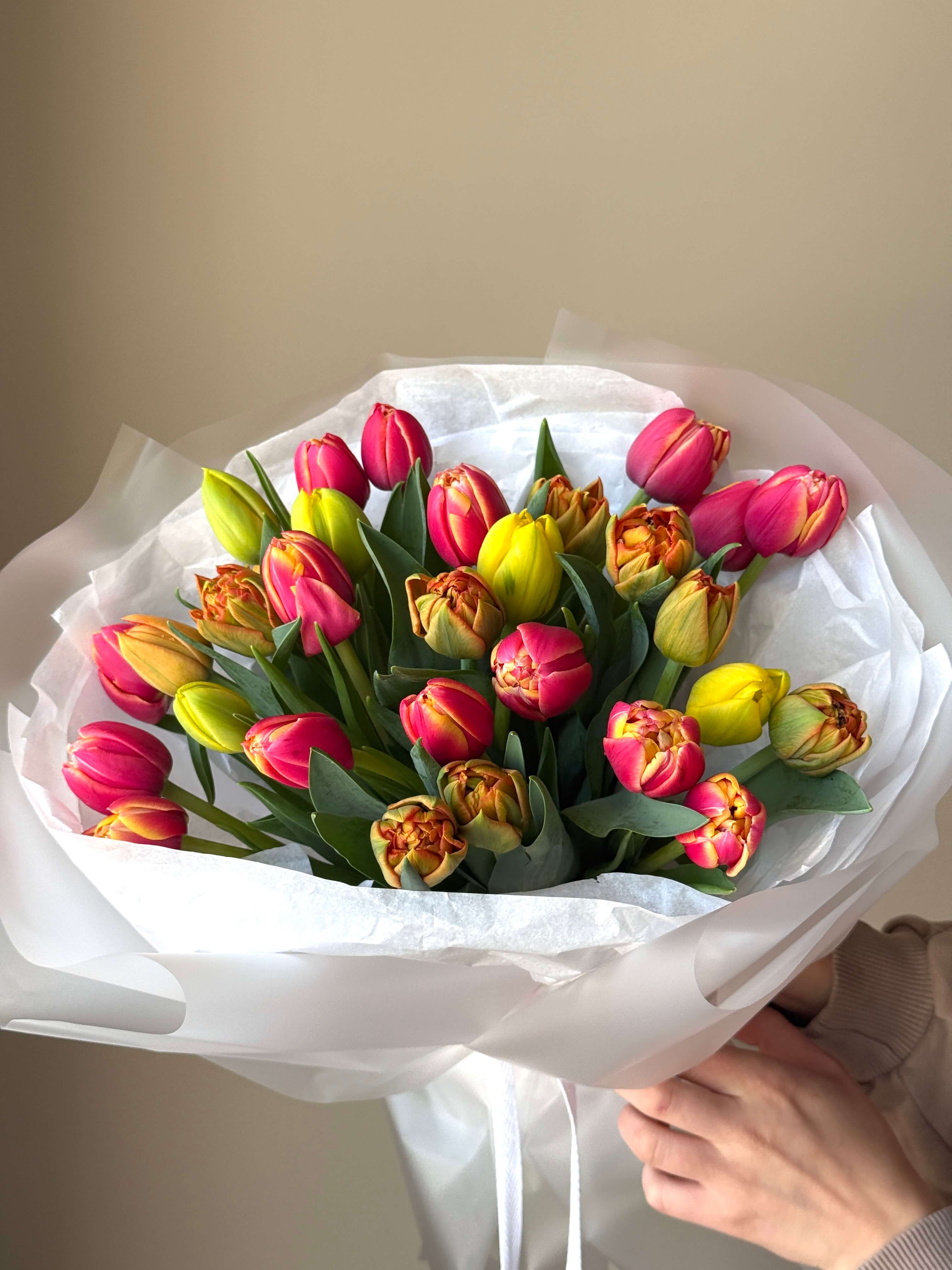 Peony Tulips Bouquet