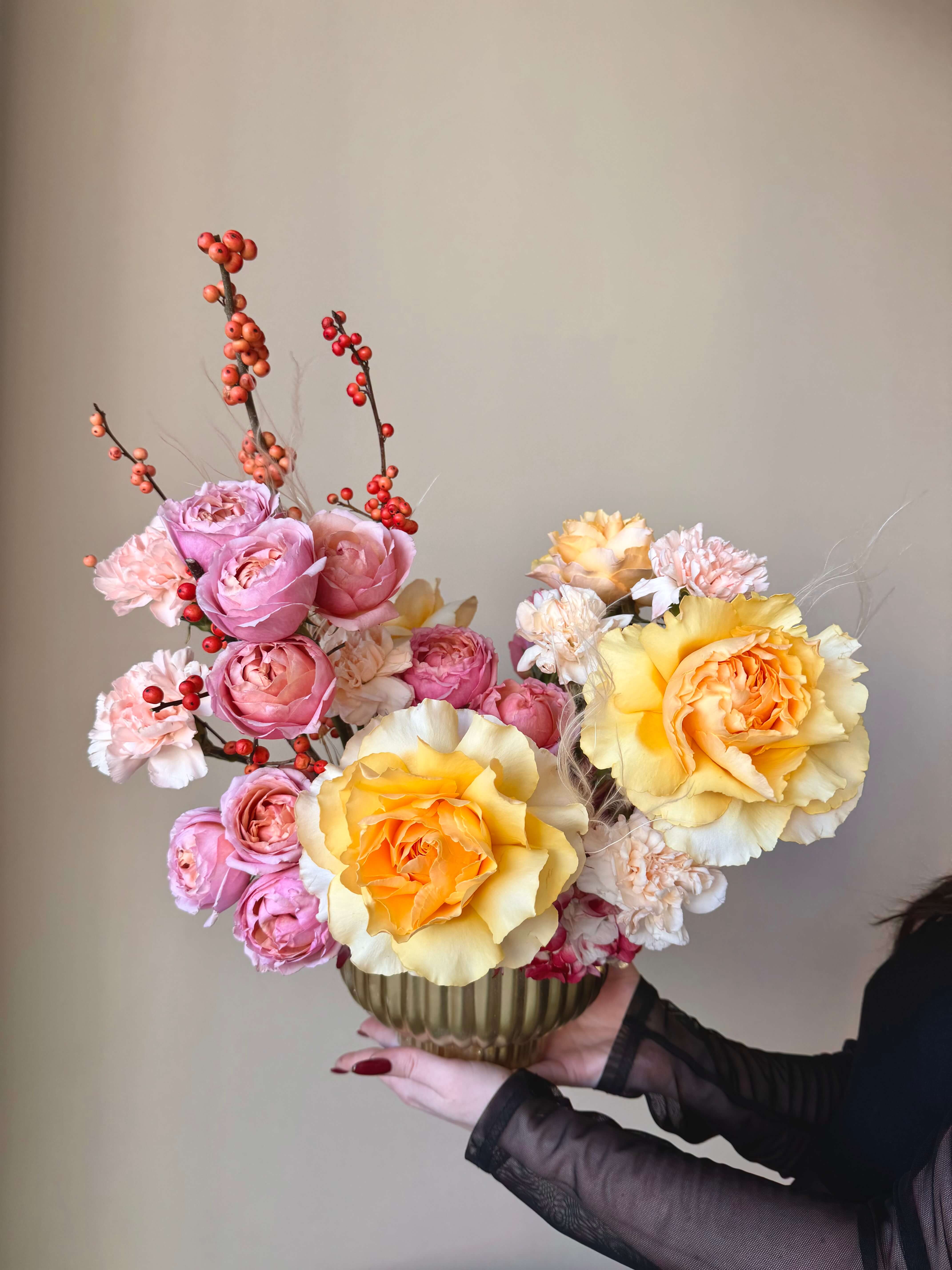 Amber Harvest - flower arrangement