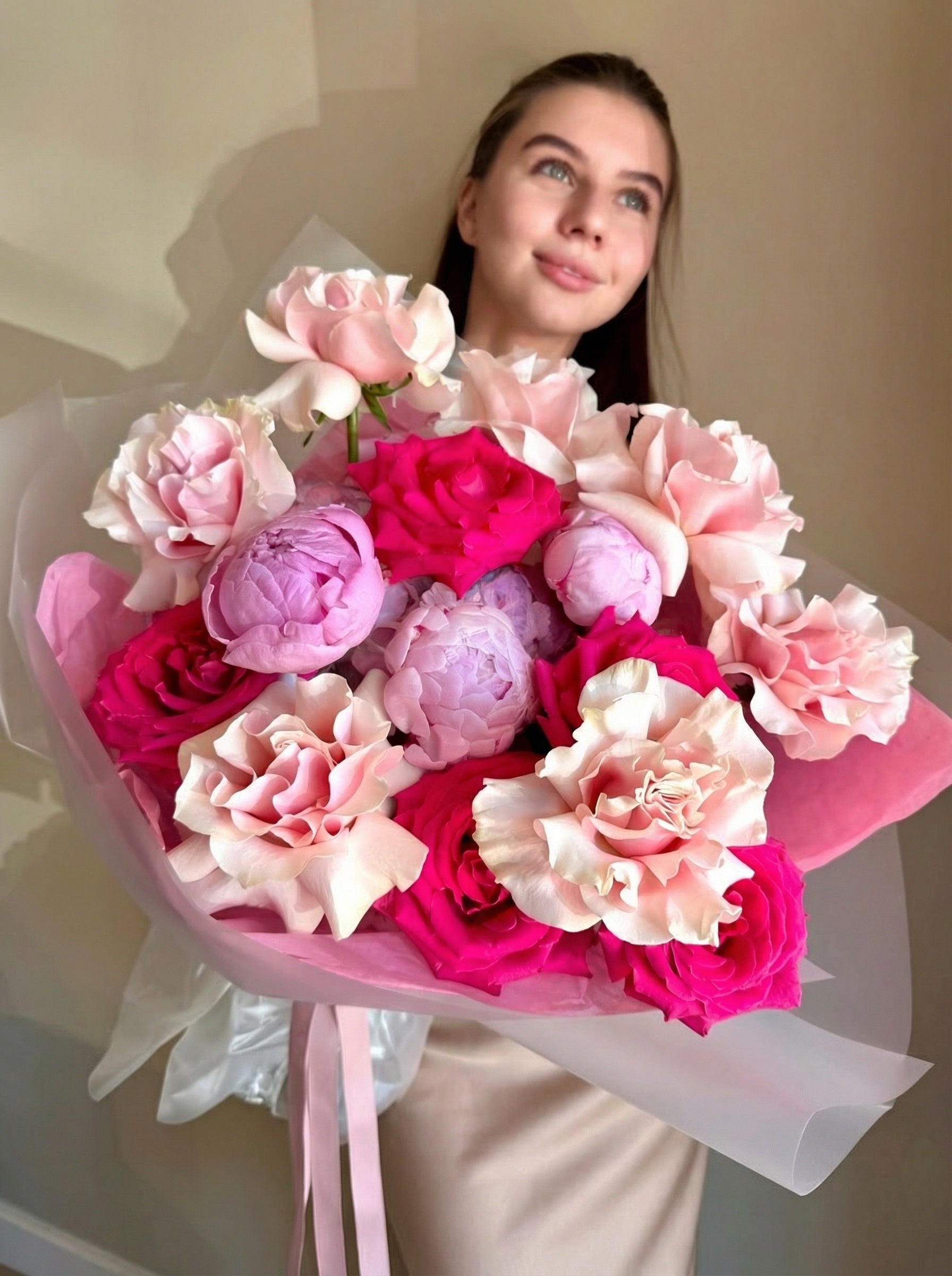 Romance in the Air - peonies, French roses