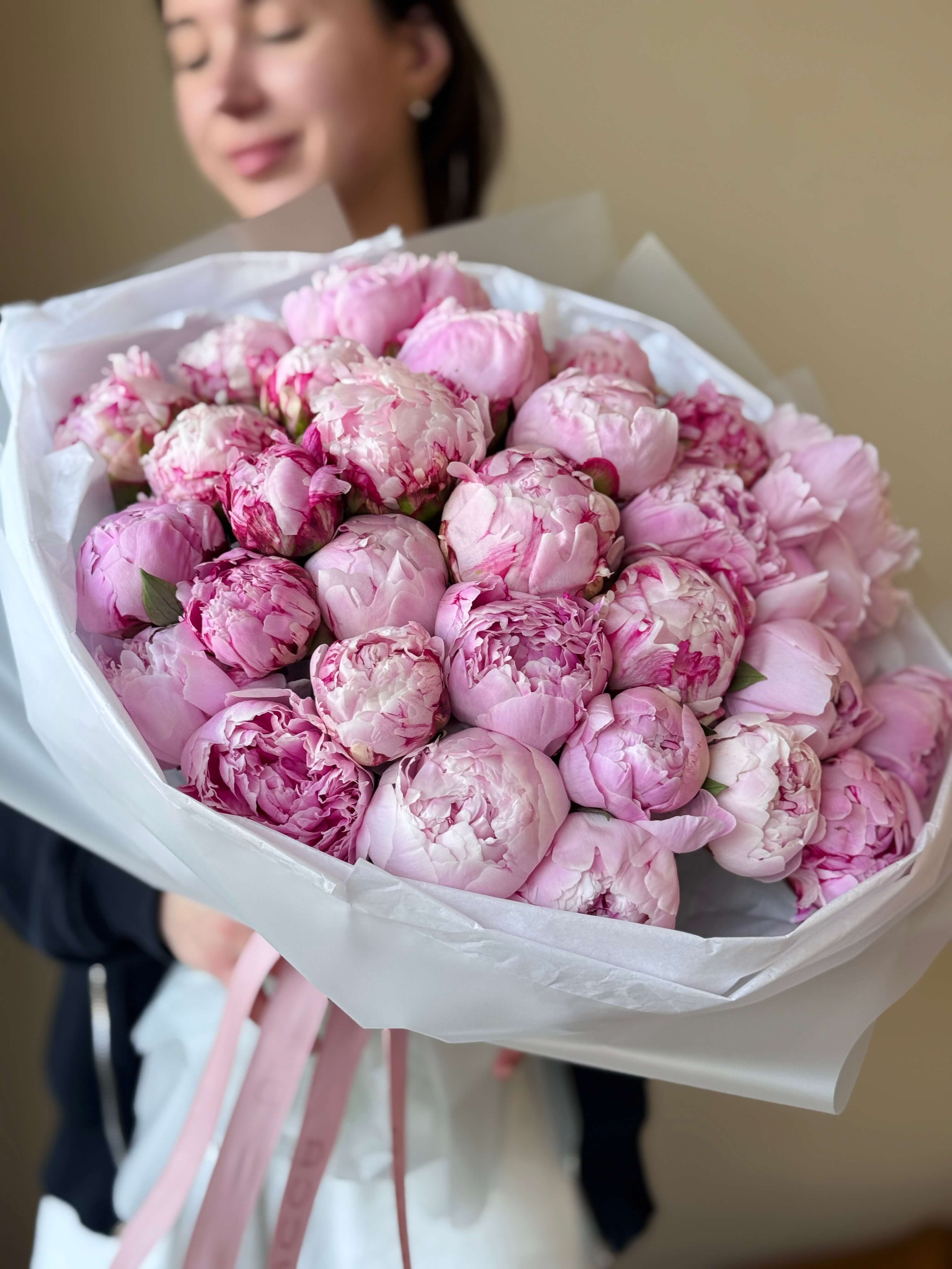 Blush Pink Peonies Bouquet