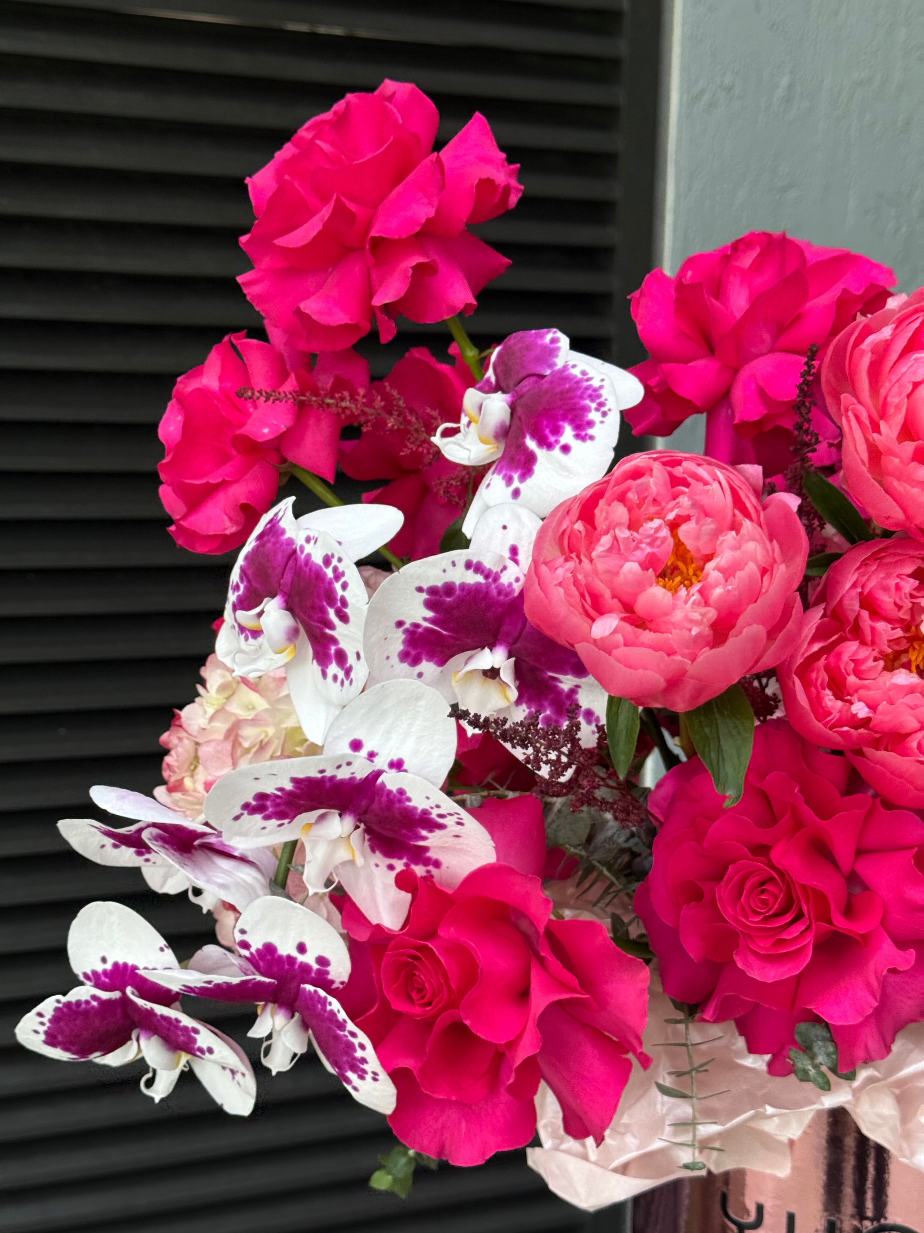 Pink Seduction - Peonies, Premium Roses David Austin, Orchids, French Roses, Hydrangeas