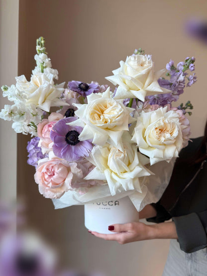 Thinking of You - O'Hara roses, anemones, garden roses